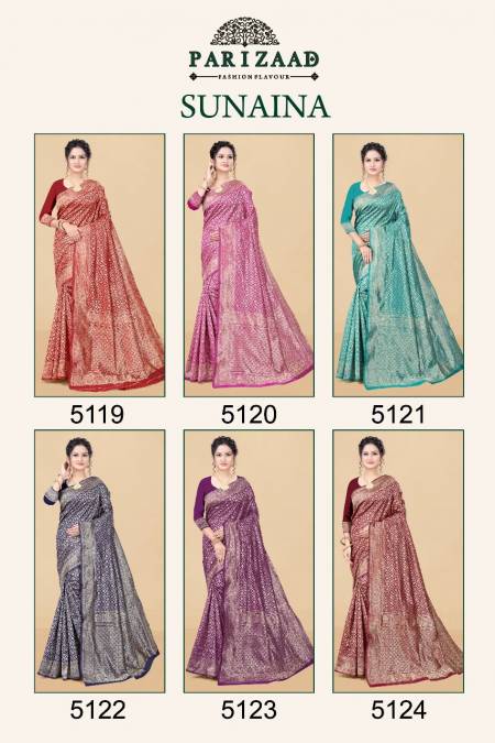 Parizaad By Sunaina Silk Designer Sarees Catalog